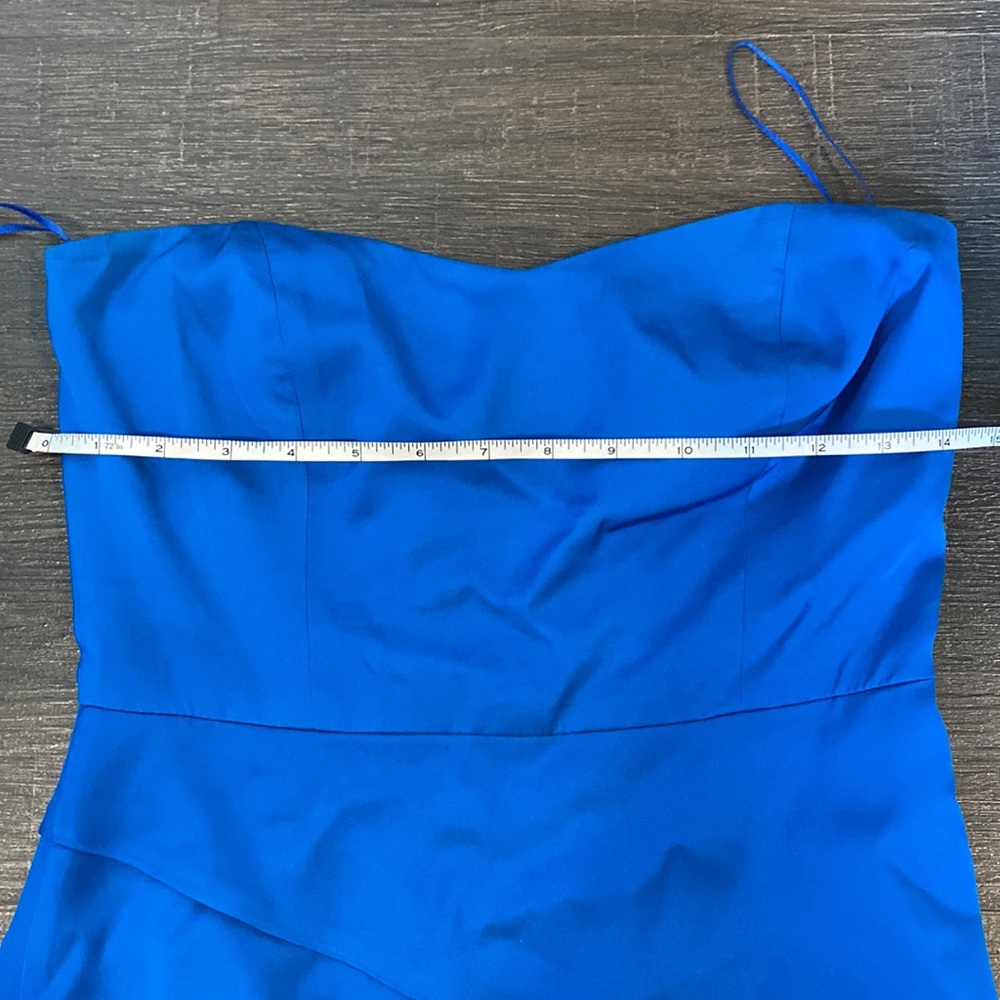 Trina Turk electric blue strapless dress - Picture 11 of 14